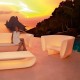 Blanco de Bumbum Vondom básico bajo mesa