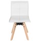 Lot de 2 Chaises Similicuir Blanc KosyForm