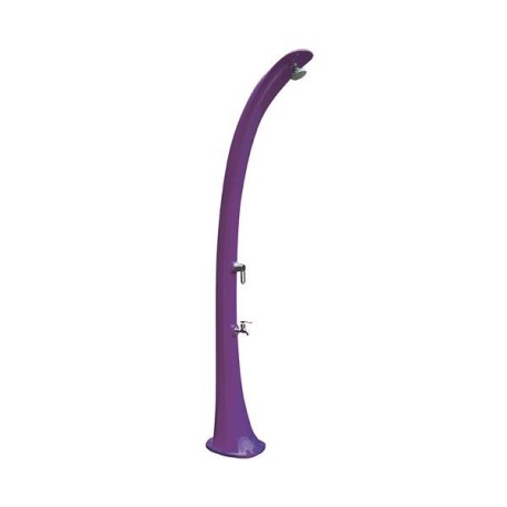 Douche Solaire Cobra - 32L Violet avec Rince-pieds Formidra