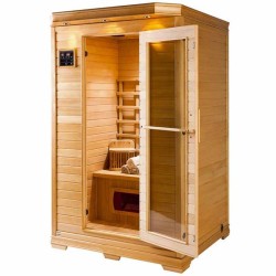 Sauna Infrarouge Granada en boix Hemlock 2 Places VerySpas