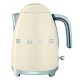SMEG KLF03CREU Creme 1,7 Liter schnurlose Wasserkocher