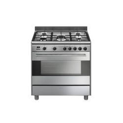 Cuisinière Smeg Elite BG91X9 Pro Mixte Inox