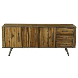 Buffet 3 Portes Bois et Métal Kusso KosyForm