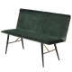 Banc en Velours Vert Roma KosyForm