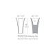 Pot Jardinière Design Pezzettina Vondom Blanc 50x50xH85