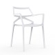 Lot de 4 Chaises Delta Vondom Blanc