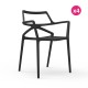 Conjunto de 4 cadeiras Delta Vondom preto