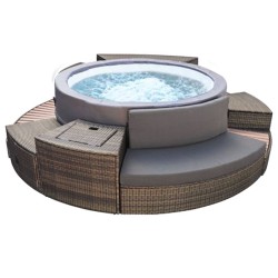NetSpa VITA PREMIUM 6-seater portable spa with furniture
