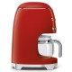 Cafetière programmable Smeg année 50 Crème Chromé