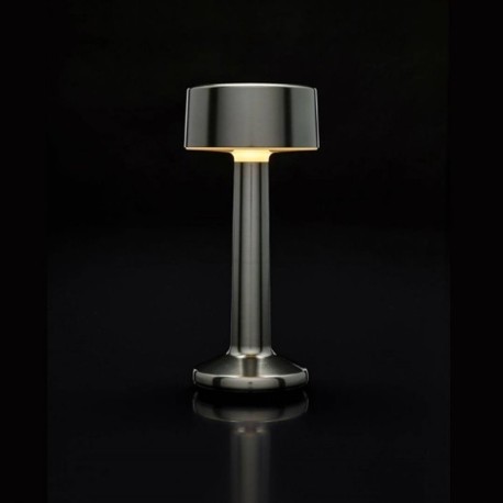 Luminaire de Table Imagilights Led Sans Fil Collection Moments Cadet Grey Cylindre