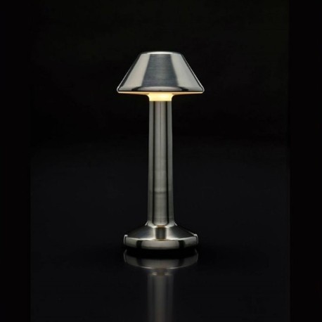 Luminaire de Table Imagilights Led Sans Fil Collection Moments Cadet Grey Cône