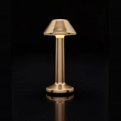 Luminaire de Table Imagilights Led Sans Fil Collection Moments Bronze Cône