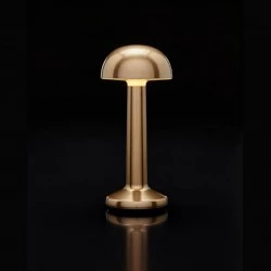 Luminaire de Table Imagilights Led Sans Fil Collection Moments Doré Dôme