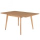 Table de Repas avec Allonge en Chêne 100cm Pery KosyForm