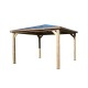 Blueterm Wood Garden Kiosk 12,32 m2 con Comptoirs y 2 Paredes habrita