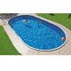 Piscine Ovale Azuro Luxe PoolMarina Autoportante ou Enterrée 7.3x3.7x1.2