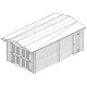 Thermabri Garden Refugio en Madera Maciza de 23,82 m2 con Techo de Acero Habrita