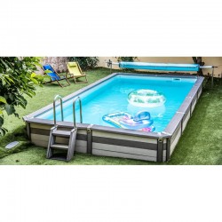 Pool Zodiac Azteck rechteckig semi-begraben 530 x 365
