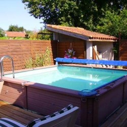 Pool Zodiac Azteck Quadrat Halb-begraben 305 x 305