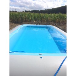 Zodiac HIPPO 10 retangular 1180 x 770 x 125 kit de piscina independente acima do solo