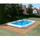 Zodiac HIPPO 10 rectangular 1180 x 770 x 125 kit de piscina independiente sobre el suelo