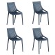Lot de 4 Chaises Vondom Ibiza Bleu marine