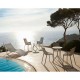 Lot de 4 Chaises Vondom Ibiza Bleu marine