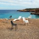 Lot de 4 Chaises Vondom Ibiza Bleu marine