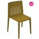 Set van 4 stoelen Vondom Spritz mosterdgeel