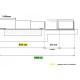Capannone giardino in pvc Duramax grigio 8,05 m2