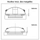 Couverture de Piscine en Aluminium et Polycarbonate 394 x 854 x 140