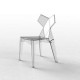 Lot de 4 Chaises Kimono Vondom Cristal Transparent