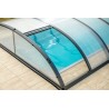 Zwembadschuilplaats in Antraciet Aluminium en Polycarbonaat 430 x 854 x 84