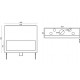 Insert de cheminée Termofoc Vision de 17kW à bois