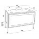 Termofoc Vision 17kW wood fireplace insert