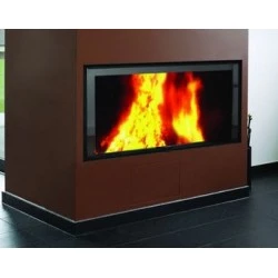 13kW Termofoc Vision Inserto per camino a legna a doppia faccia