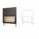 13kW Termofoc Vision Double-Sided Wood Fireplace Insert