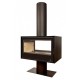 Inserto Biface in Legno Pôele ClassicTermofoc 13kW con supporto