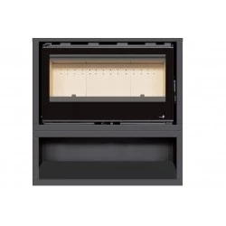 Einsatz Holzofen Classic Vision Termofoc 14kW mit Unterstützung