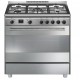 Smeg BG91X9 Elite Pro fogão Inox misto