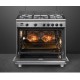 Cuisinière Smeg Elite BG91X9 Pro Mixte Inox