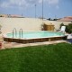 Piscine Bois Ubbink Océa 400X610 H130cm Liner Gris