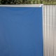 Piscine GRE Ovale Blanc Fidji 610×375x120 avec filtre à sable