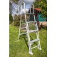 Piscine GRE Ovale Blanc Fidji 610×375x120 avec filtre à sable