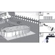 Piscine GRE Ovale Blanc Fidji 610×375x120 avec filtre à sable