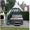 Spa shelter Sfera Telescopische shelter klaar om 350 te installeren