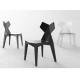 Lot de 4 chaises Kimono Vondom Ambre