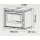 Houtkachel Termofoc SL-695-S-Suspended EcoDesign 9kW Portimao