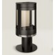 Round Wood Stove Ferlux Panoramic 8 kW on Central Stand