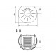 Round Wood Stove Ferlux Panoramic 8 kW on Central Stand